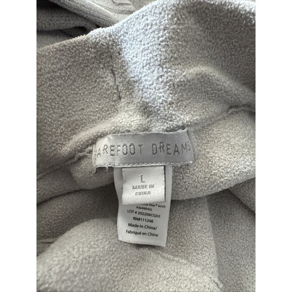 Barefoot Dreams Blocked Pants Womens Jogger Cozychic Ultra Lite Knit Large L - Picture 6 of 8